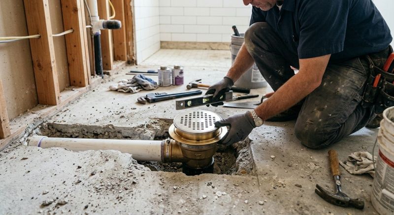 Bathroom Drain Installation in Denver, CO